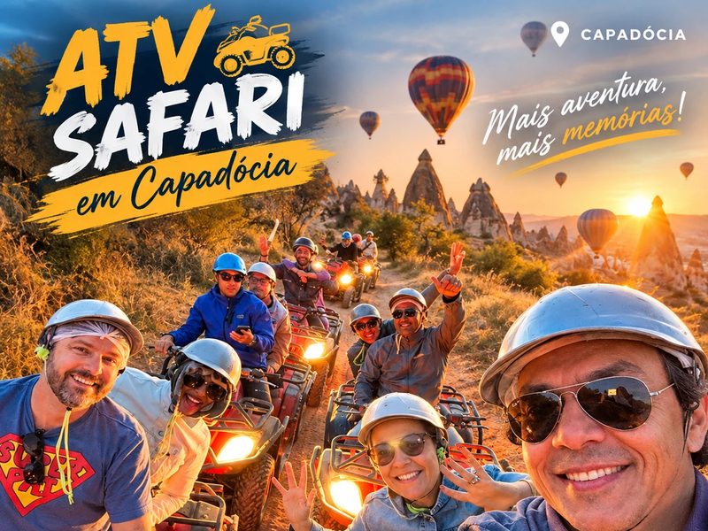 Passeio de ATV (quadriciclo) na Capadócia