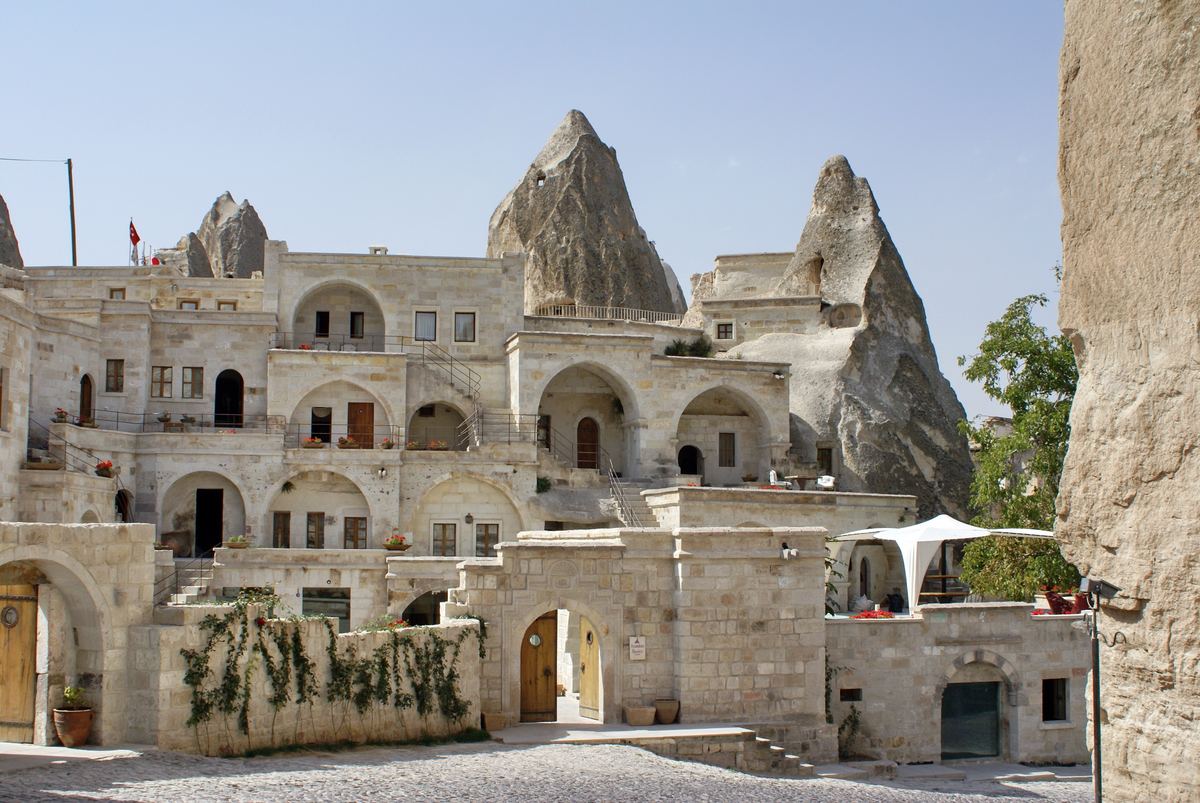 Hotel-caverna em Göreme, na Capadócia