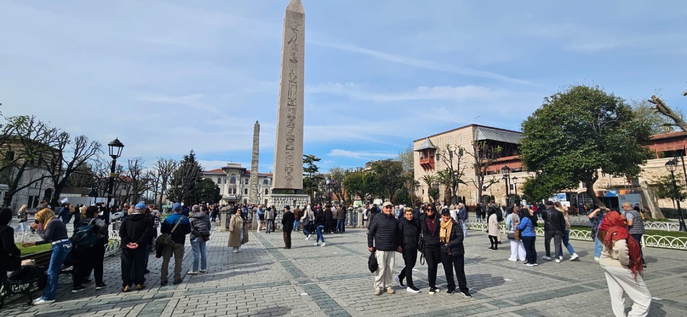 Vista de Istambul com as mesquitas e o Bósforo