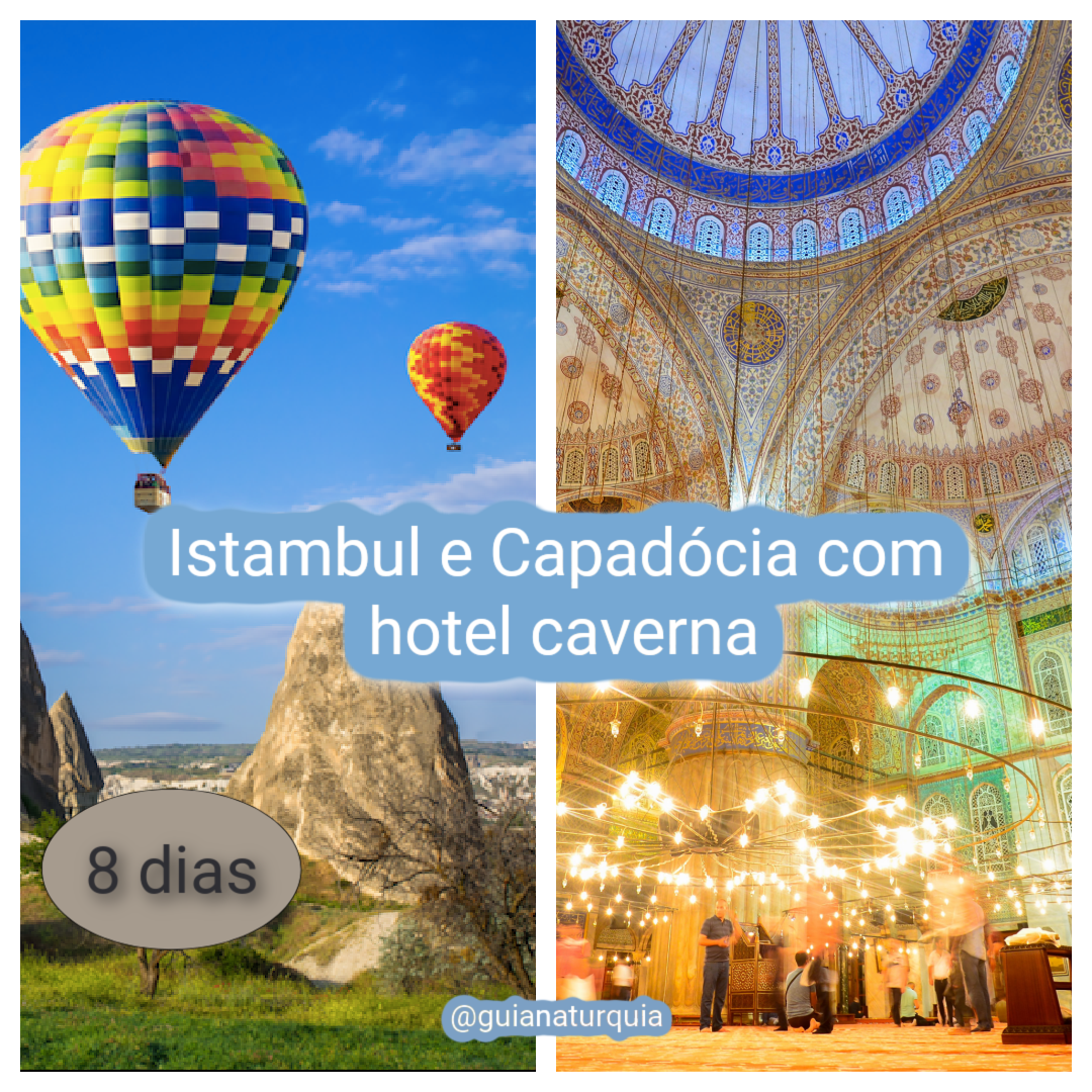 Hotel caverna é uma grande atração na Capadócia. Experimenta novidades da Turquia 