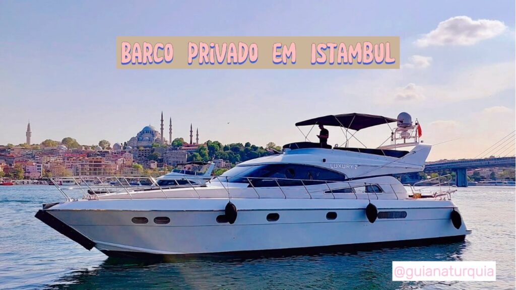 Barco privado em IStambul