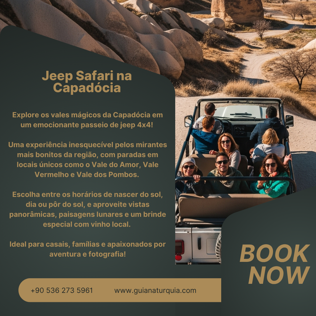 Jeep Safari na Capadócia