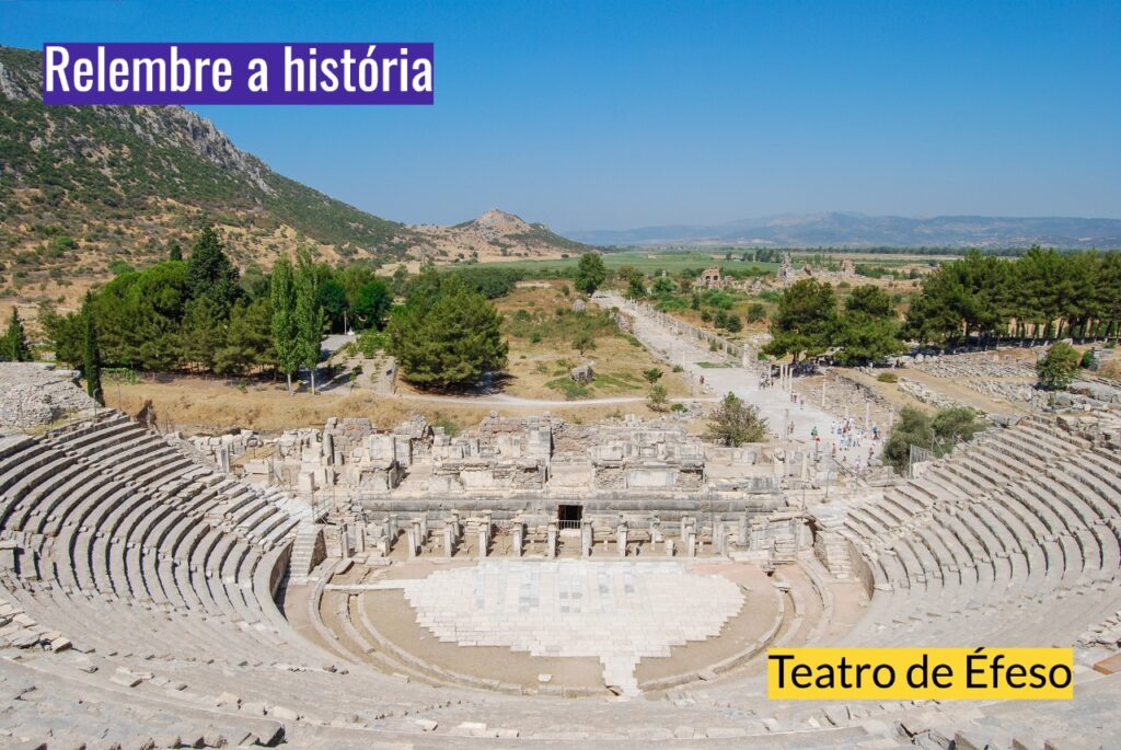Conheça teatro de Éfeso conosco na viagem para Turquia